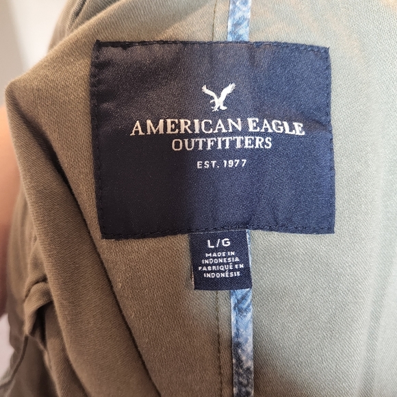 American Eagle Outfitters Women's Army Green Utility Jacket- Size Large - Picture 11 of 11